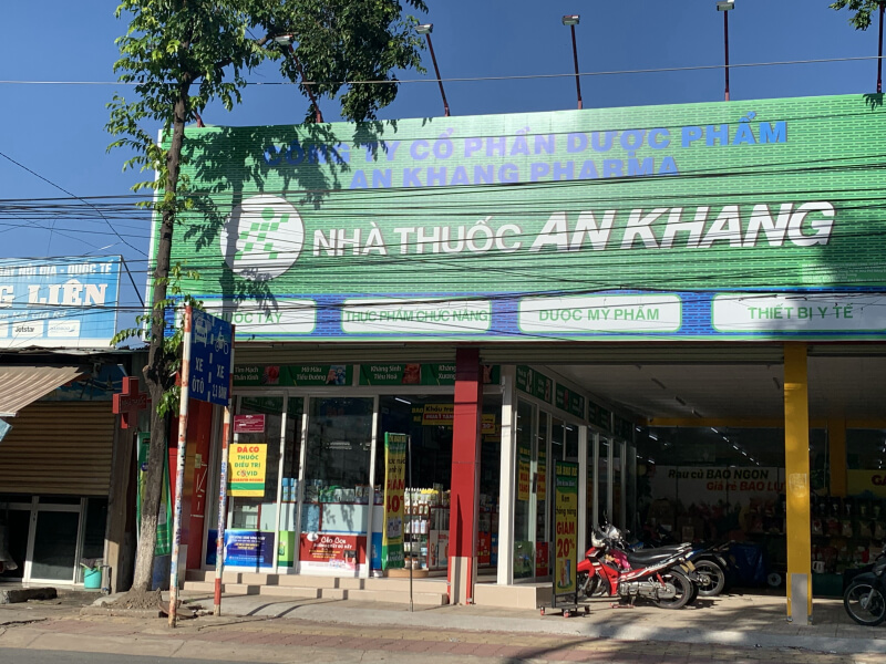 Nhà thuốc An Khang tại 41 Hai Bà Trưng (Ngay Bách hóa XANH cách ngã 3 Gò Mã 50m), Phường Đông Hòa, Thành phố Hồ Chí Minh, Việt Nam